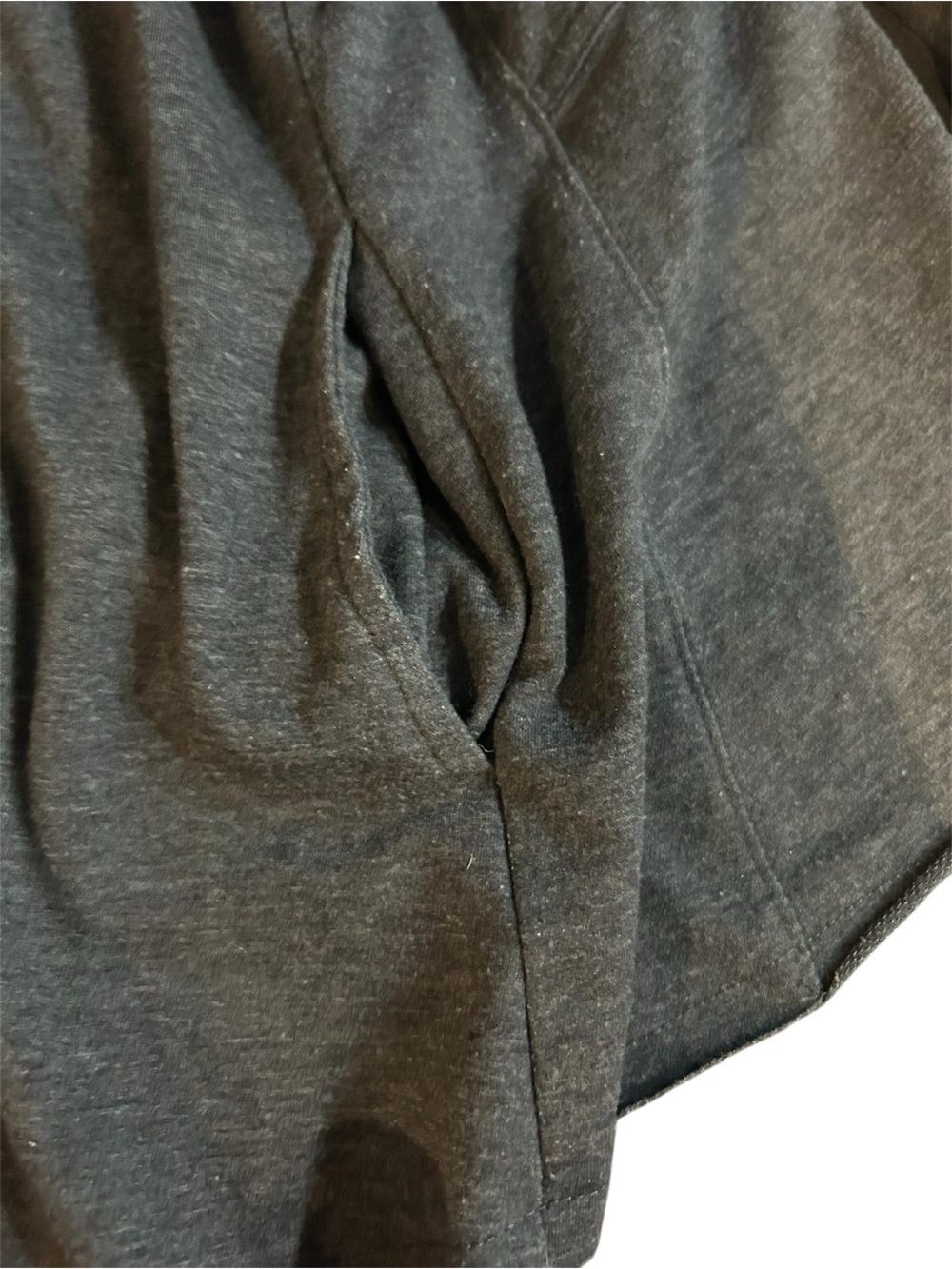 Gray Ruffled Zip Front - Picture 4 of 11